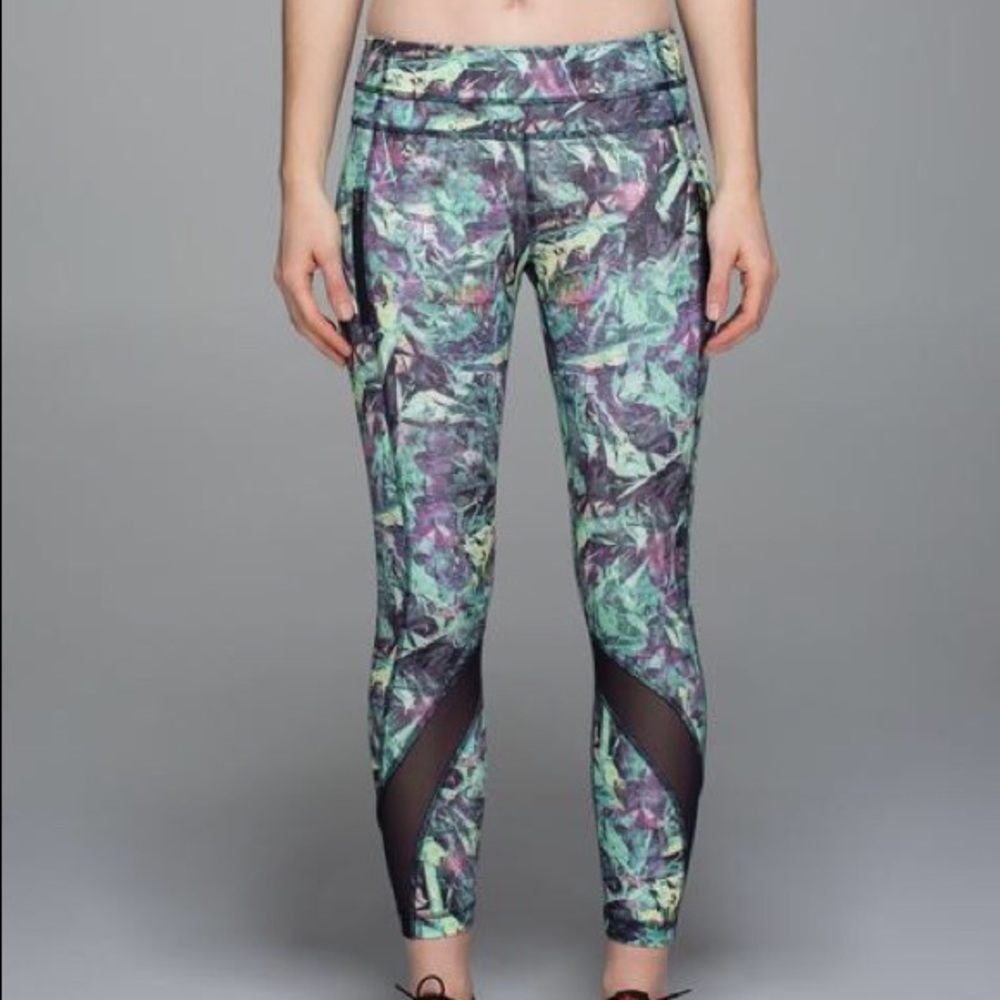 Lululemon Inspire Tight II Mesh Yoga Leggings